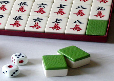Blu/verde Mahjong posteriore piastrella i dispositivi di frode di Mahjong con i segni di IR per imbrogliare