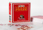 Carte contrassegnate del poker di Modiano di indice di plastica del poker per i giochi del casinò